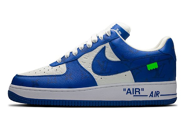 Louis Vuitton x Nike Air Force 1 White Blue